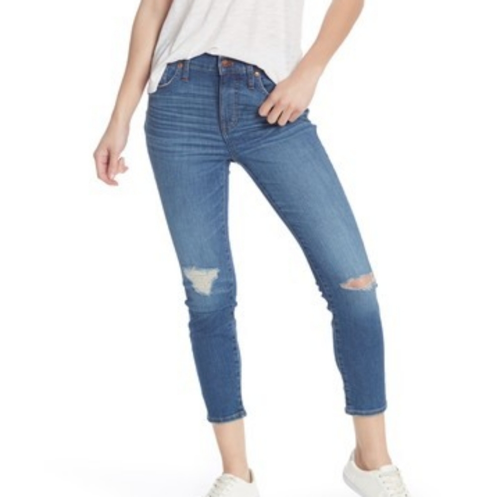 Madewell High Rise Skinny Crop Jeans 31